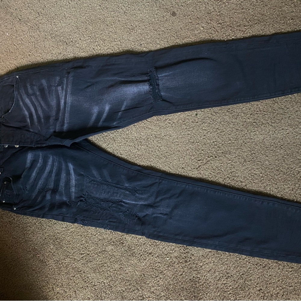 Black amiri jeans